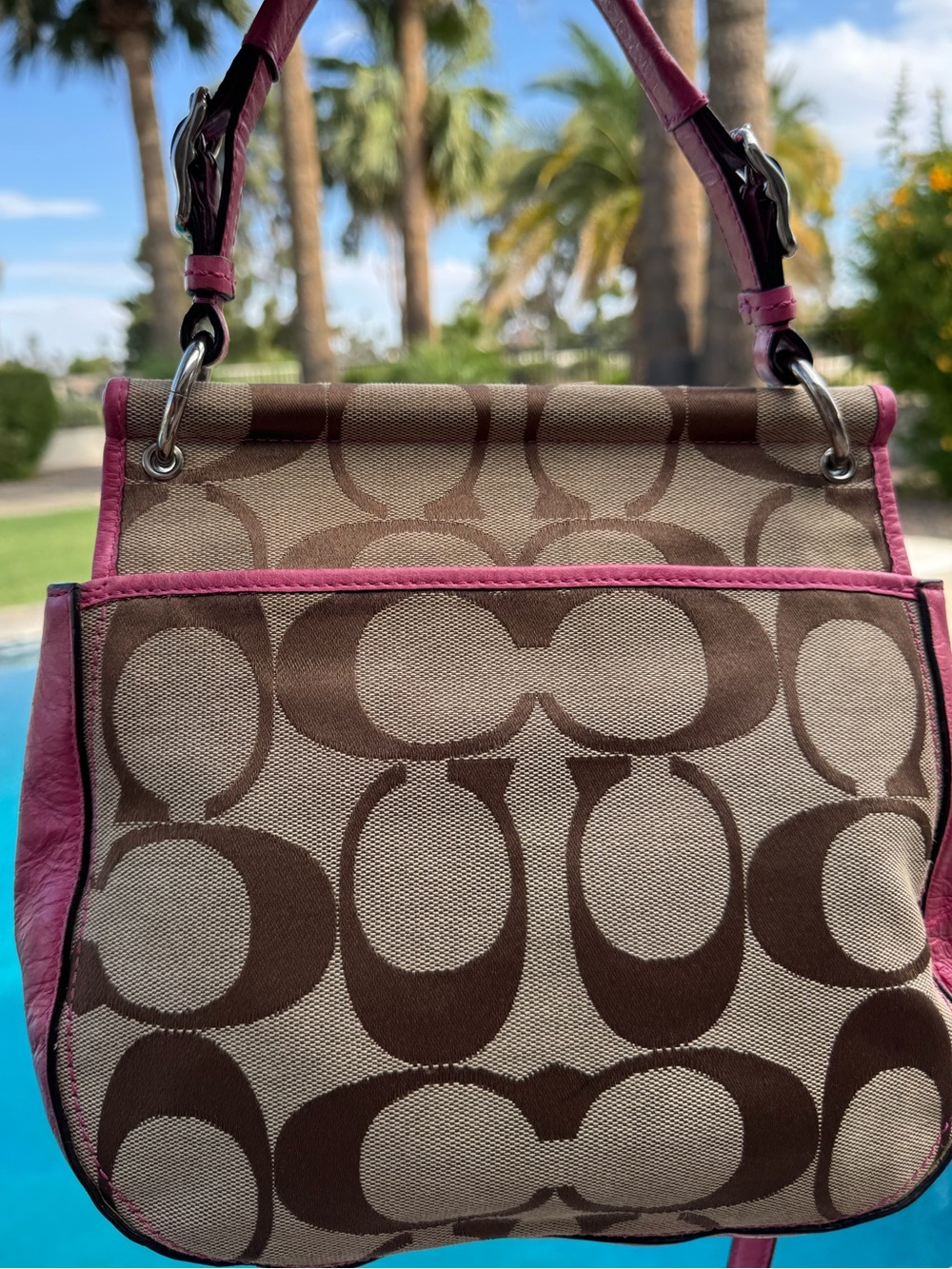 Coach Willis 2011 Limited Ed bag & multi hangtag Legacy lining crossbody 2-way - Picture 4 of 16